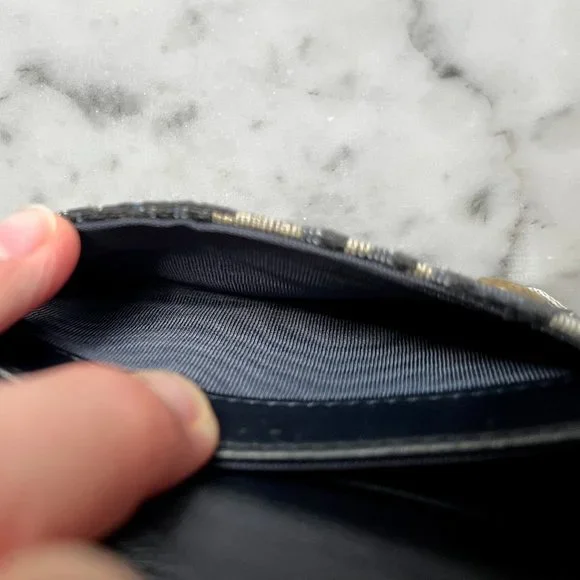 Blue Dior Oblique Jacquard Saddle Flap Card Holder *Authentic* - Picture 16 of 16